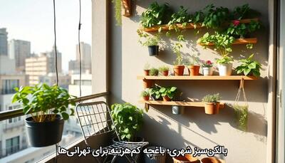  بالکن‌سبز شهری؛ باغچه کم‌هزینه برای تهرانی‌ها - چیدانه