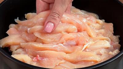  شام امشب را به این شکل بپزید / دستور پخت سریع فیله مرغ