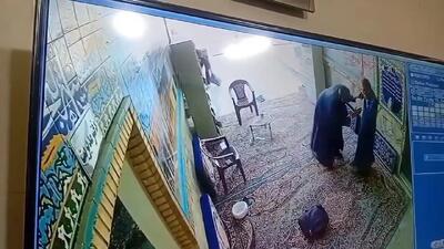 سوءقصد به یک روحانی در امامزاده یحیی در تهران+فیلم‌