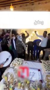  ببینید؛ جشن عروسی با الهام از صحنه تحویل گروگان‌های اسرائیلی!