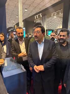  بازدید وزیر صمت از غرفه چادرملو در متافو تبریز