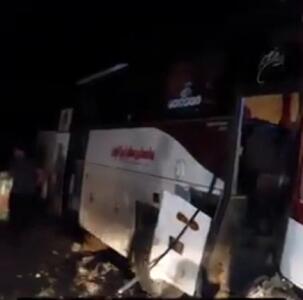  انحراف اتوبوس درجاده سبزوار ۴۰ مصدوم بر جای گذاشت