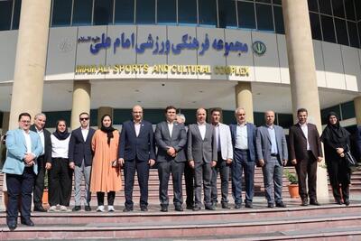 بازدید مسئولان فدراسیون همبستگی کشورهای اسلامی از امکانات ورزشی دانشگاه آزاد