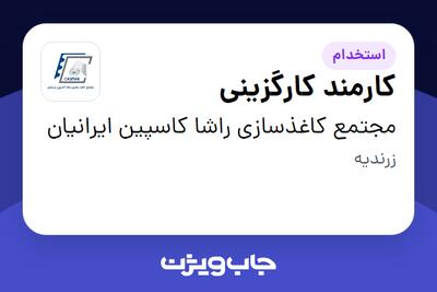  استخدام کارمند کارگزینی - خانم در مجتمع کاغذسازی راشا کاسپین ایرانیان