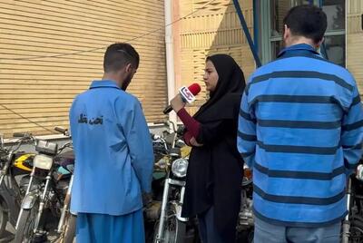 موتور یک زن تهرانی در سرقتی حرفه‌ای به سرقت رفت / ویدئو