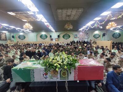  آغاز مراسم تشییع پیکر شهید مرزبانی «سجاد صیامی» در مشهد