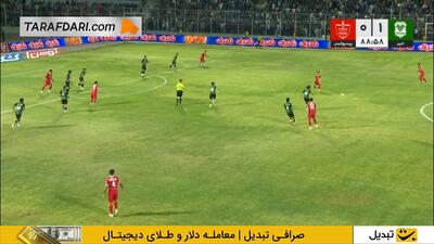 ضربه سر زیبای امید عالیشاه و گل تساوی پرسپولیس مقابل خیبر (خیبر خرم آباد 1-1 پرسپولیس) - پارس فوتبال