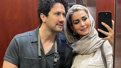  نگاهی به دیزاین شیک و زیبای میزغذای همسر شاهرخ استخری با بشقاب قلم آبی و لیوان های نوستالژیک مادربزرگ ها