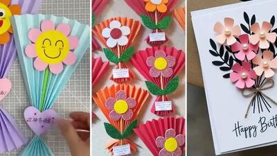  آموزش کاردستی گل برای مدرسه با ابزار ساده و در دسترس