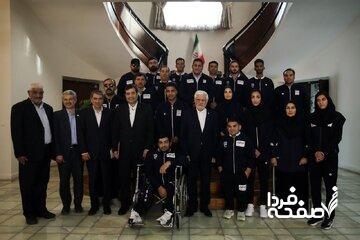 عارف: جریانی در دنیا ایرانیان را افراد خشن معرفی کرده‌اند/ ورزش تأثیر مثبتی بر سلامت جسم دارد/ المپیک ۲۰۲۸ یک فرصت حیثیتی برای کشورمان است