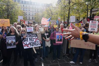  اعتراضات سراسری «نه به پادشاه» در آمریکا؛ بزرگ‌ترین موج مخالفت با ترامپ در دور دوم ریاست‌جمهوری + فیلم