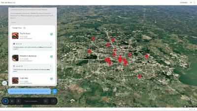  اطلاعات لایو نقشه‌ گوگل به جمنای اضافه می‌شود
