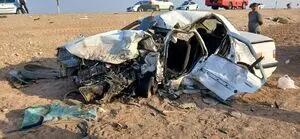 برخورد مرگبار پژو و تیبا در محور خرمشهر - اهواز