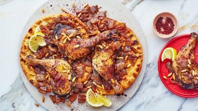  مرغ سماقی محشر ، یک ناهار خوشمزه