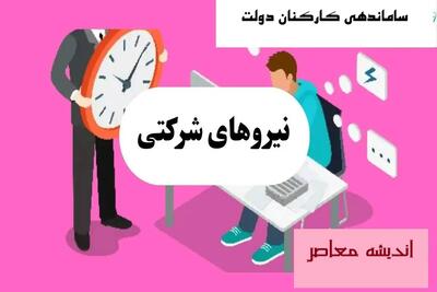  آخرین خبر از ساماندهی نیروهای شرکتی 27 مهر/ اطلاعیه جدید سازمان مدیریت و برنامه‌ریزی منتشر شد / آیا همچنان امکان استخدام دائم برای قراردادی‌ها وجود دارد؟