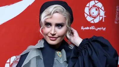  استقبال از الناز شاکردوست در اکران «کج‌پیله»؛ ظاهر متفاوت با لباس و گریم خاص در همیلا سنتر (عکس)