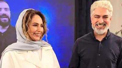  تاریخ وبگردی | دلبری خانم بازیگر رعنا آزادی‌ور در کنار همسر هنرمند خود