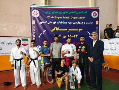 خوزستانی‌ها ۷ مدال رنگارنگ در رقابت‌های رزمی سوپر ساباکی کشور کسب کردند
