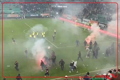  دربی تل‌آویو به آشوب کشیده شد