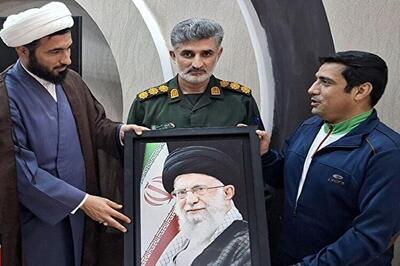  تقدیر فرمانده ناحیه مقاومت بسیج امام علی (ع) اهواز از مدیر کل و قهرمانان ورزشی خوزستان