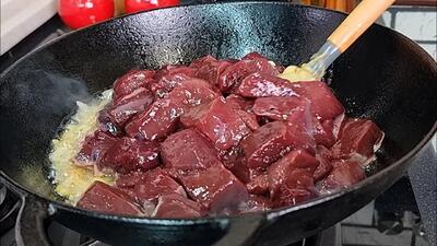 دستور پخت جگر بدون زغال منقل / طرز تهیه جگر نرم و ترد در ۷ دقیقه
