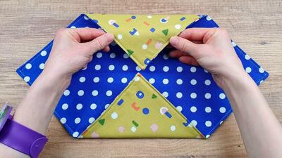  ساخت کاردستی مفید با دو تکه پارچه!