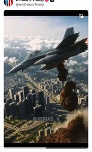  ترامپ معترضان آمریکایی را در میدان تایمز بمباران کرد!+ فیلم