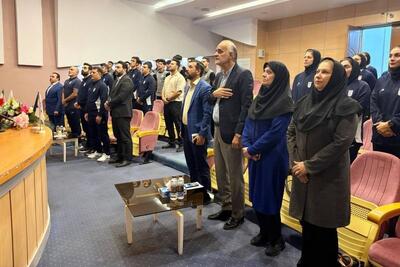  مراسم بدرقه تیم‌های ملی فوتسال دختران و پسران به بازی‌های آسیایی