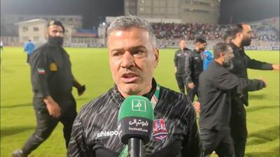  داوود سیدعباسی مربی تیم نساجی: بازی دلچسبی نبود اما توانستیم ببریم