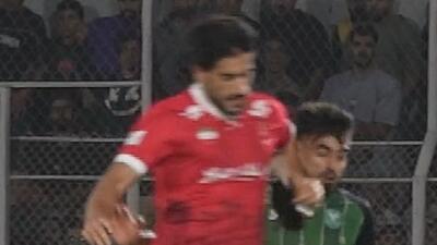  باشگاه خیبر با انتشار این ویدیو به عدم اخراج بازیکن پرسپولیس اعتراض کرد