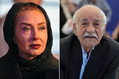  واکنش کتایون ریاحی در برخورد با سعید پورصمیمی در مراسم درگذشت ناصر تقوایی+ ویدئو