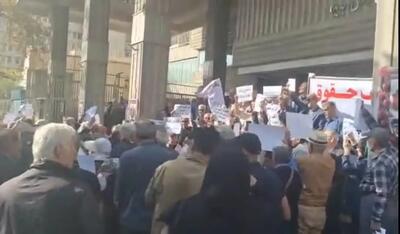  تجمع بازنشستگان نفت در تهران