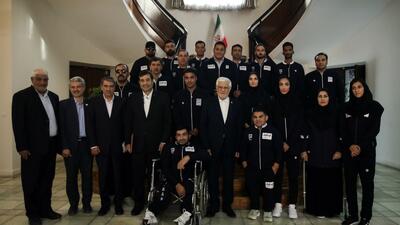  گزارش تصویری/ دیدار مدال‌آوران پارادو و میدانی قهرمانی جهان با معاون اول رئیس‌جمهور