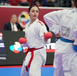  مبینا حیدری دهمین کاراته کای ایران در مسابقات قهرمانی جهان