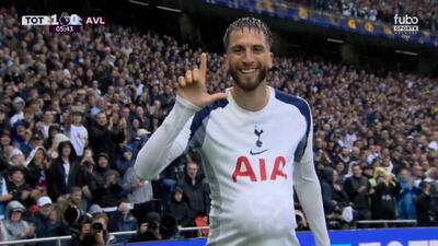  گل اول تاتنهام به استون ویلا (بنتانکور)