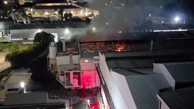  آتش‌سوزی گسترده یک کارخانه نظامی آمریکایی-اسرائیلی