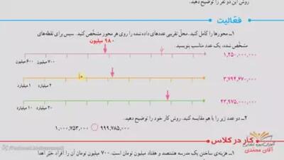  ریاضی کلاس پنجم دبستان - صفحه ۸ - پایه پنجم دوره ابتدایی