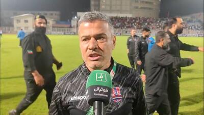  داوود سیدعباسی مربی تیم نساجی: بازی دلچسبی نبود اما توانستیم ببریم