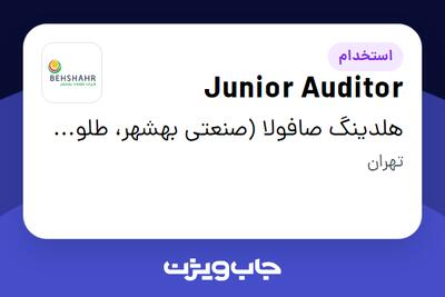  استخدام Junior Auditor در هلدینگ صافولا (صنعتی بهشهر، طلوع پخش آفتاب و گندم طلایی نوتریکا)