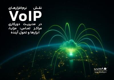  نقش نرم‌افزارهای VoIP در مدیریت دورکاری مراکز تماس: مزایا، ابزارها و تحول آینده