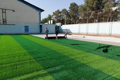 افتتاح ۳ زمین چمن طبیعی ورزشی در شهرستان دزفول
