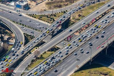  ترافیک سنگین وسایل نقلیه در برخی از محور‌های مواصلاتی منتهی به تهران
