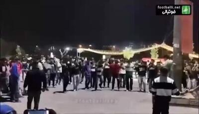  شادی مردم خرم آباد پس از برتری خیبر مقابل پرسپولیس با حرکات موزون لری