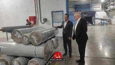  بازدید رئیس اتاق بازرگانی ارومیه از مجتمع صنایع نساجی خوی +(عکس)
