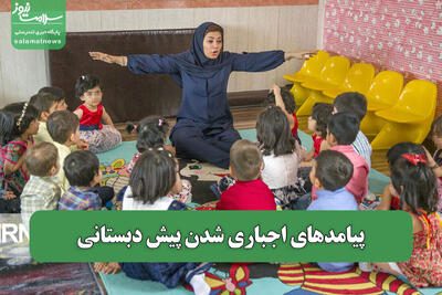  پیامدهای اجباری شدن پیش دبستانی