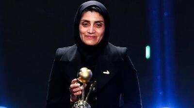  تبریک کانون مربیان فوتبال ایران به مرضیه جعفری