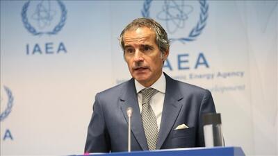  گروسی از محل ذخایر اورانیوم غنی شده ایران گفت