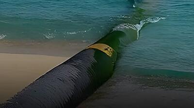  آب دریای خزر پس از 20 سال در سمنان