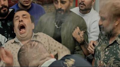 لحظه سیلی خوردن بازیگر سینما از یکی از اوباش