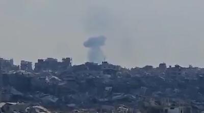  تصاویر آغاز حمله اسرائیل و نخستین بمباران غزه